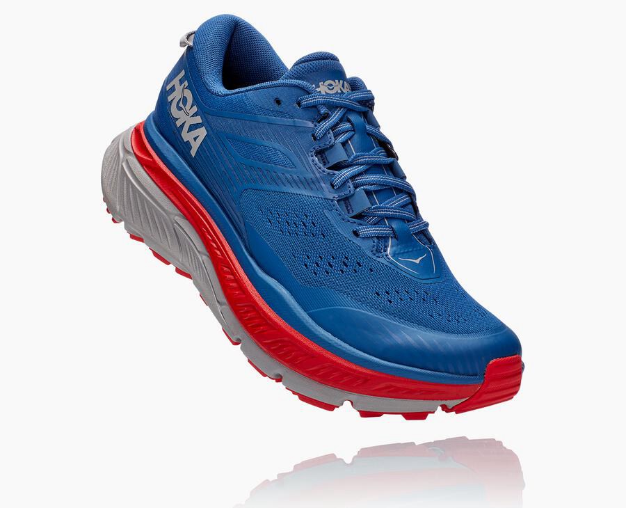 Tenis Hoka One One Trail Hombre Azules - Stinson Atr 6 - MWXK49082